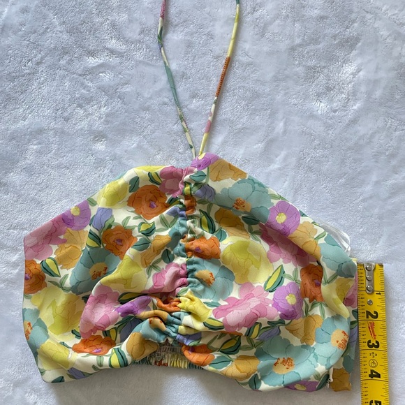 Colorful Flower Crop Top from Zara Size Small - Picture 7 of 8